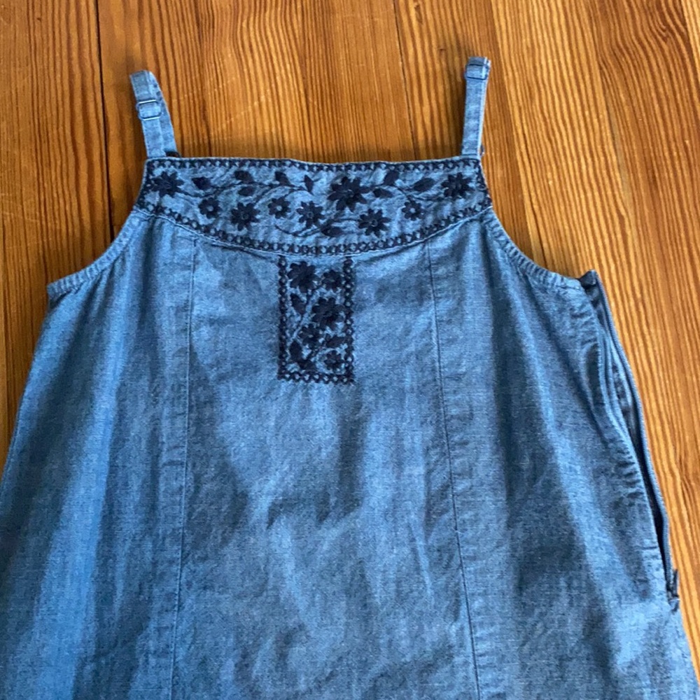 Soft denim dress